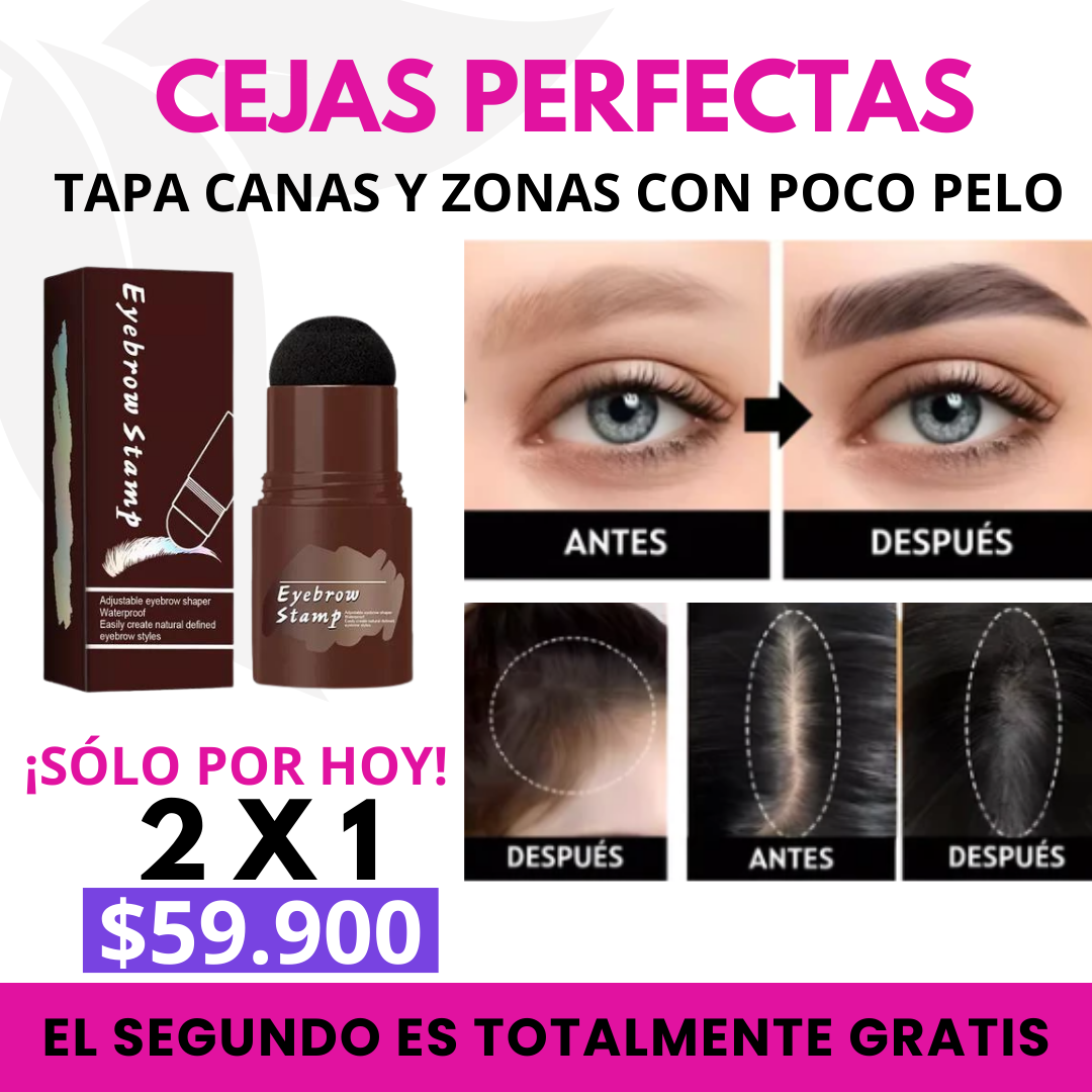 PROMO 2 X 1 SELLO RELLENADOR DE CEJAS, CABELLO Y CANAS✨